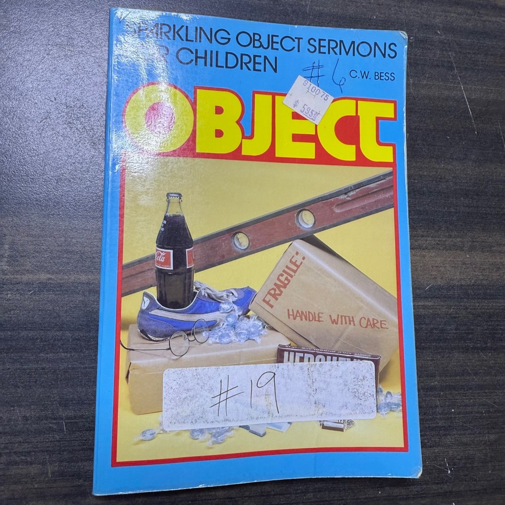 Sparkling‎ Object Sermons for Children by C.W. Bess 1982 Vintage Book